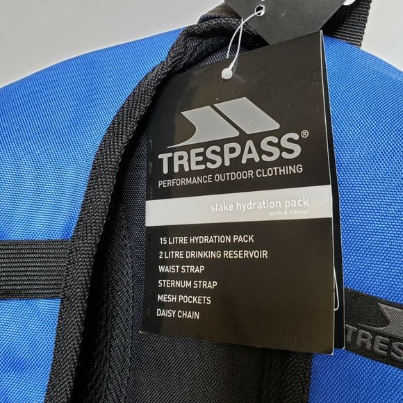 Trespass Slake Hydration Backpack One Size - Picture 5 of 9